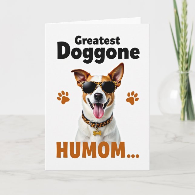 Spotted Pup Greatest Humom Card (Front)