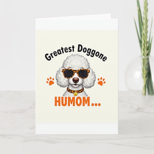 Spotted Pup Portrait Card (Front)