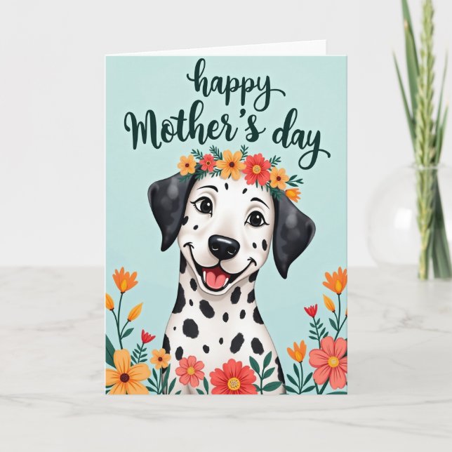 Spotted Puppy Celebration Card (Front)