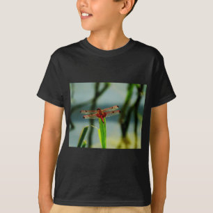 Spotted Red and Black Dragonfly T-Shirt