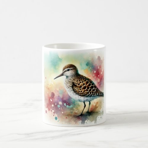 Spotted Sandpiper 040724AREF115 _ Watercolor Coffee Mug