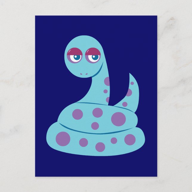 Spotted Snake Postcard (Front)