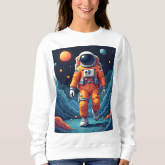 Spotted Spaceman Woman's Sweatshirt