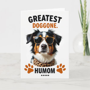Spotted Stylish Dog Card