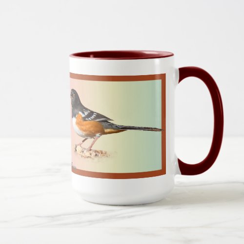 SPOTTED TOWHEE MUG