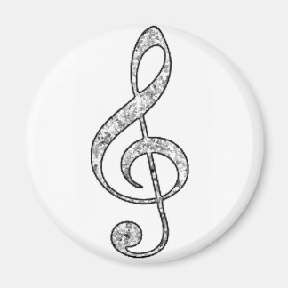 Spotted Treble Clef Magnet