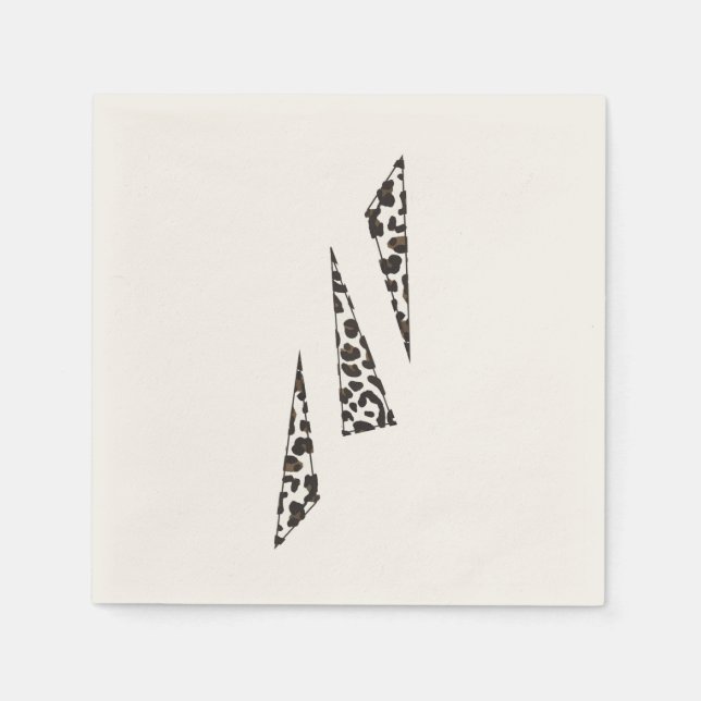 Spotted triangles paper napkins (Front)