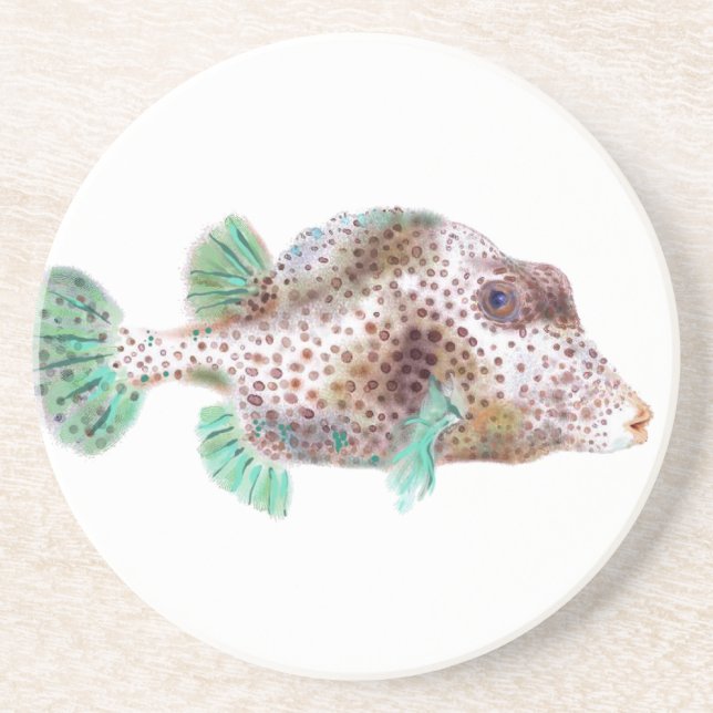 Spotted Trunkfish Coaster (Front)