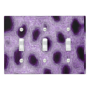 Spotted Violet Light Switch Cover