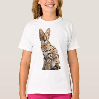 Spotted Wildcat Serval Illustration Kids T-Shirt