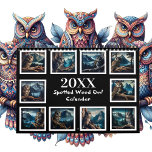 Spotted Wood Owl Forest's Shadow: A Year 20XX  Calendar<br><div class="desc">Spotted Wood Owl Immerse yourself in the enigmatic world of the Spotted Wood Owl with this captivating 2025/2026 calendar. Each month unveils a new perspective on this elusive creature, showcasing its mastery of camouflage and its serene presence in its natural habitat. Witness its beautifully patterned feathers blending seamlessly into the...</div>