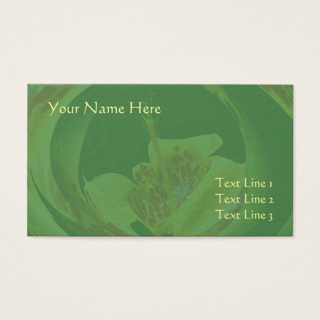 Spotted Yellow Lily Flower (Front)