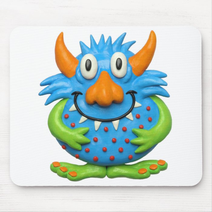 Spotted Yellow Monster Mousepads