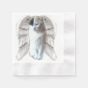 Spotty Angel Coined Cocktail Paper Napkin
