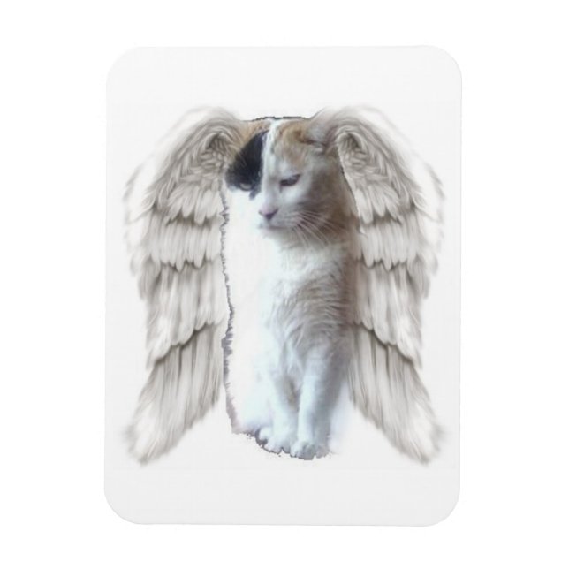 Spotty Angel Flexible 7x10 Photo Magnet (Vertical)