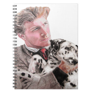 Spotty Dalmatian Dog Dogs cute Notebook