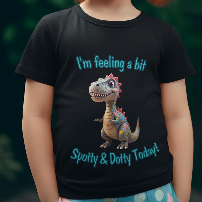 Spotty Dino Dot Day Fun Kids T-Shirt (Creator Uploaded)