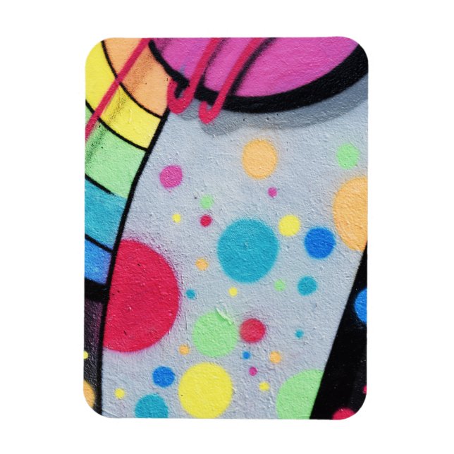 spotty graffiti magnet (Vertical)
