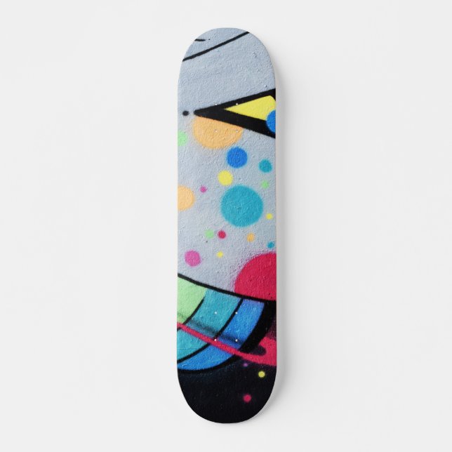 spotty graffiti skateboard (Front)