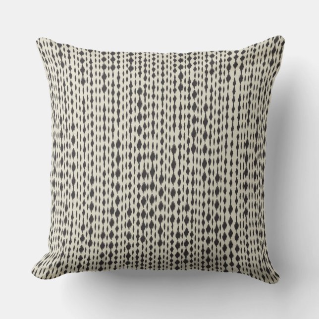 Spotty Stripes Throw Pillow (Front)