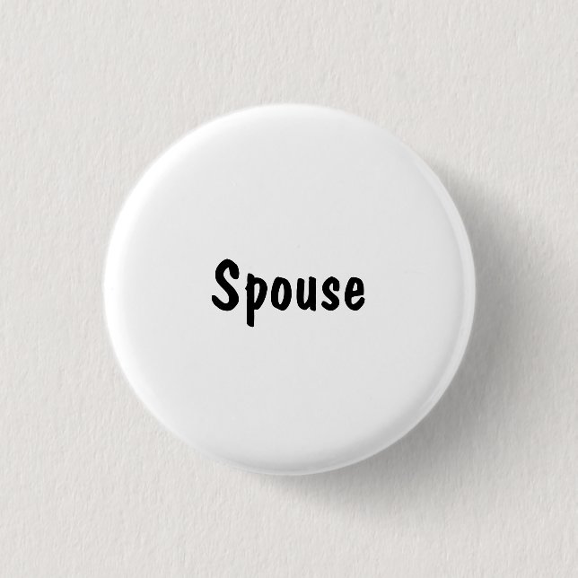 Spouse Pinback Button (Front)