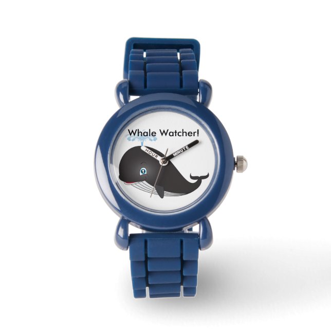 "Spouting Whale Watcher" Kids Watch (Front)