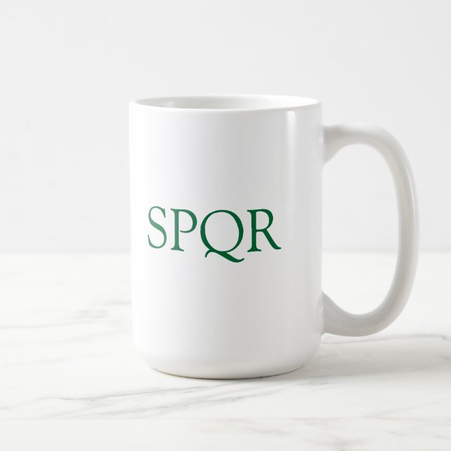 "SPQR Coffee Mug" Coffee Mug (Right)