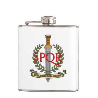 SPQR Gladius - Senatus Populusque Romanus Flask