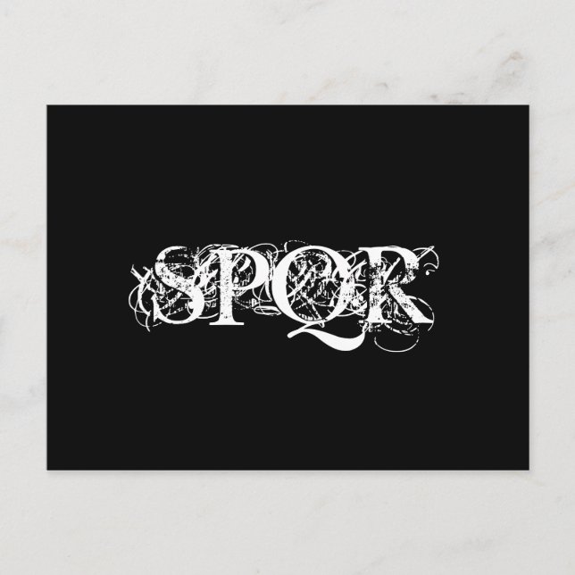 "SPQR Gothic Postcard" Postcard (Front)