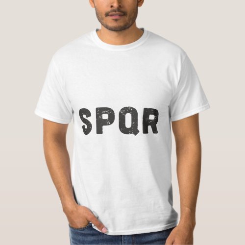 SPQR _ History of Ancient Rome T_Shirt