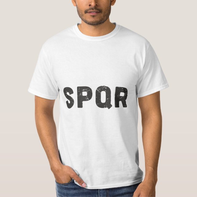 SPQR - History of Ancient Rome T-Shirt (Front)