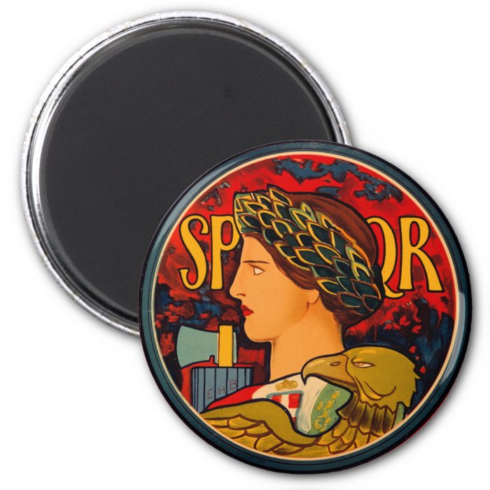 SPQR Italian Emblem Refrigerator Magnet