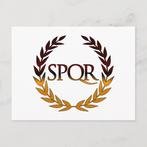 SPQR POSTCARD