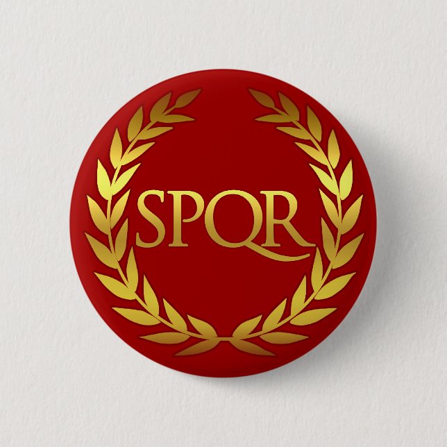 SPQR Roma Button (Front)
