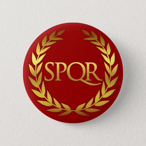 SPQR Roma Button