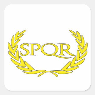 SPQR Roma Square Sticker