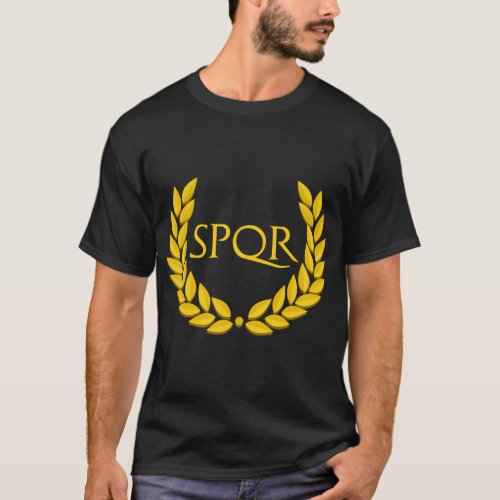 Spqr Roman Empire T_Shirt