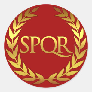 SPQR Roman sticker