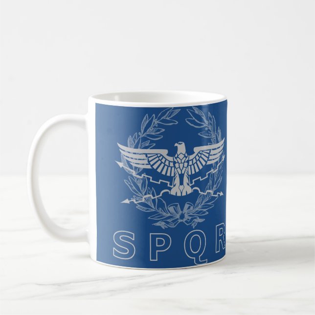 SPQR The Roman Empire Emblem Mug (Left)