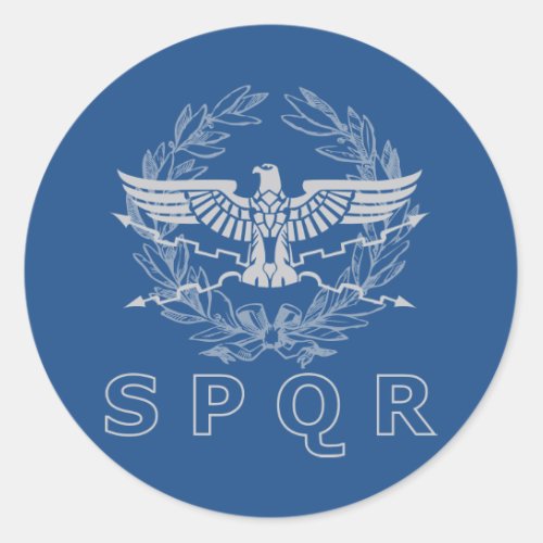 SPQR The Roman Empire Emblem Sticker