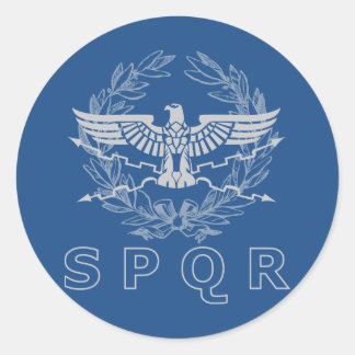 SPQR The Roman Empire Emblem Sticker