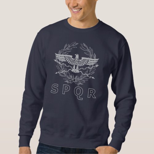 SPQR The Roman Empire Emblem Sweatshirt