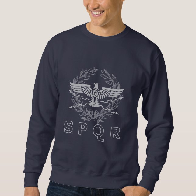 SPQR The Roman Empire Emblem Sweatshirt (Front)