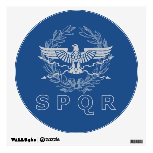 SPQR The Roman Empire Emblem Wall Decal