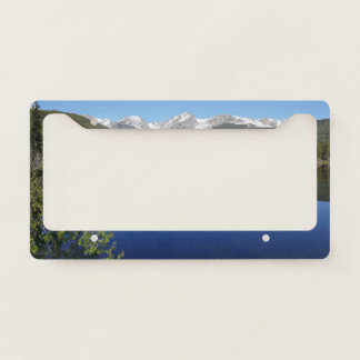 Sprague Lake I at Rocky Mountain National Park License Plate Frame
