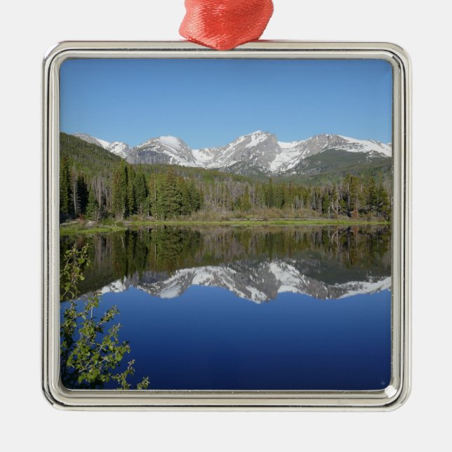 Sprague Lake I at Rocky Mountain National Park Metal Ornament (Front)