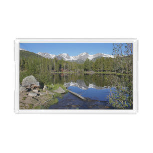 Sprague Lake II at Rocky Mountain National Park Acrylic Tray