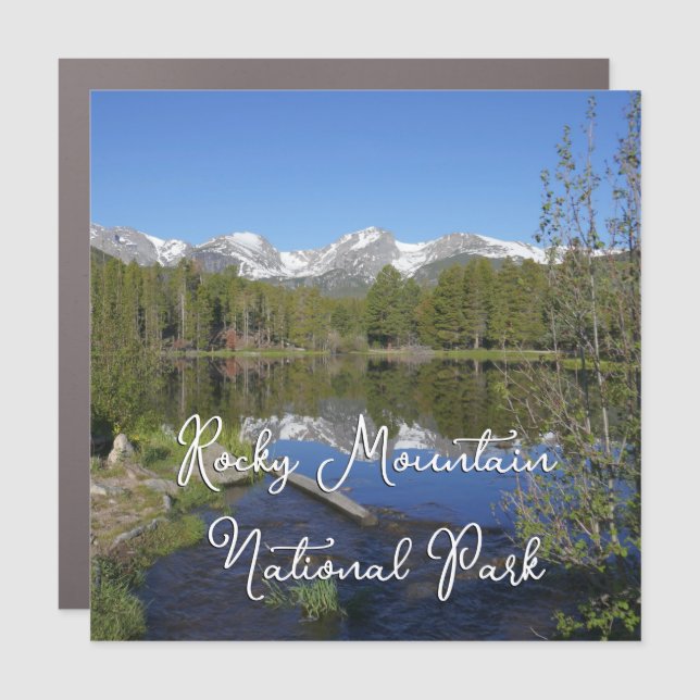 Sprague Lake II at Rocky Mountain National Park Car Magnet (Front)