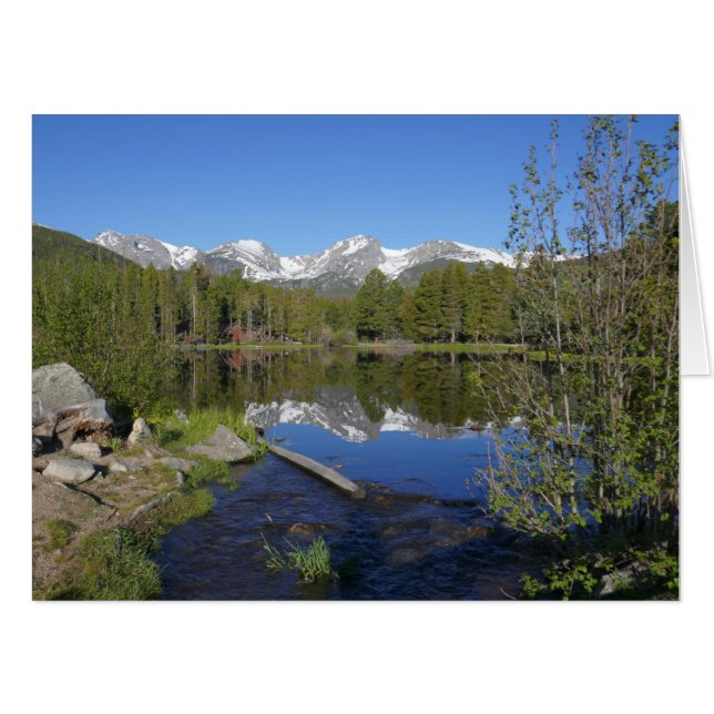 Sprague Lake II at Rocky Mountain National Park Card (Front Horizontal)