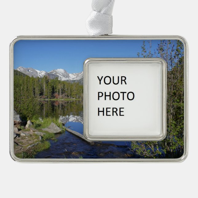 Sprague Lake II at Rocky Mountain National Park Christmas Ornament (Front)